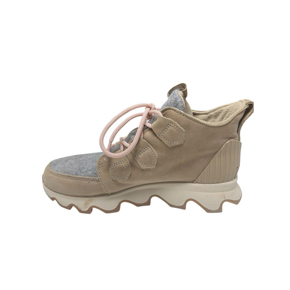 Sorel Waterproof Sneaker Boots Womens 6 Beige Wool Outdoor Gorpcore - Picture 6 of 11